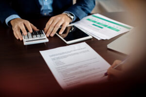 Insurance agent reviewing appraisal clause agreement Tacoma WA